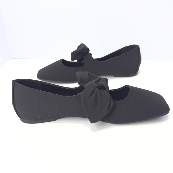 Journee Collection Shoes - Journee Collection Women's Seralinn Bow Mary Jane Flats Black Size 9 NWT/BOX
